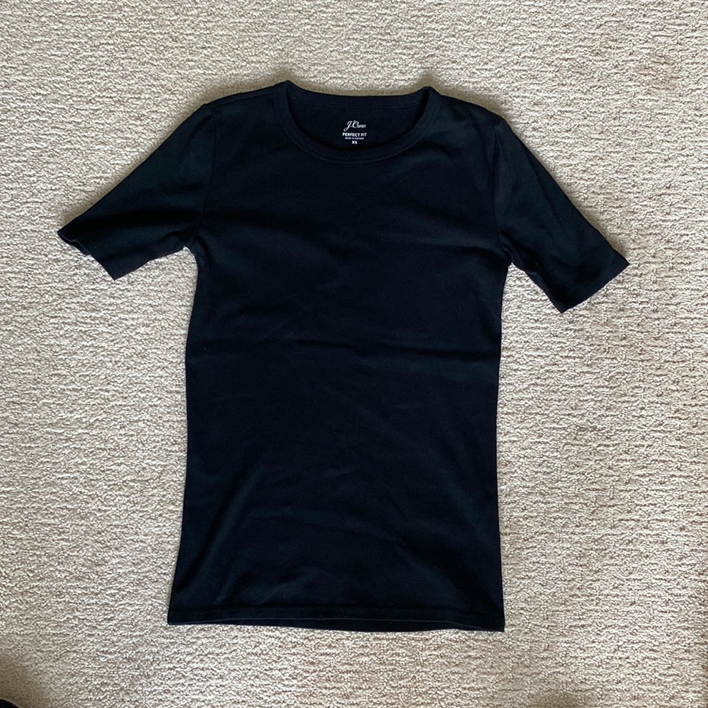 J. Crew Perfect Fit Elbow-Sleeve Tee